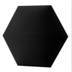 Polsterte Blende Schwarz